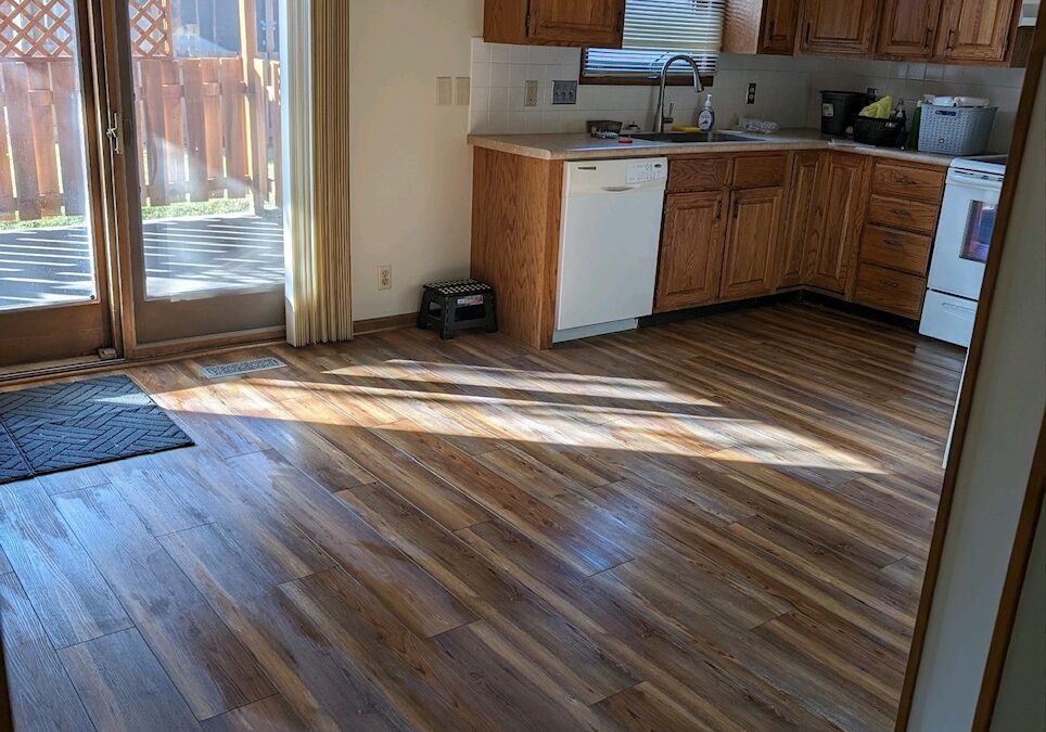 No More Carpet in the Kitchen!